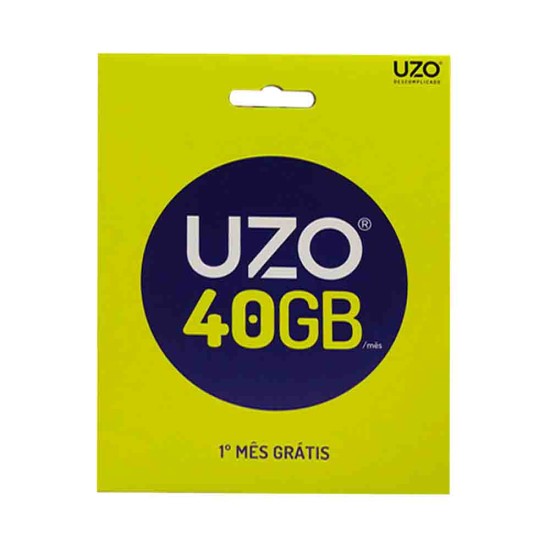 UZO SIM Card 40GB+1000MIN+50 SMS for 1 Month